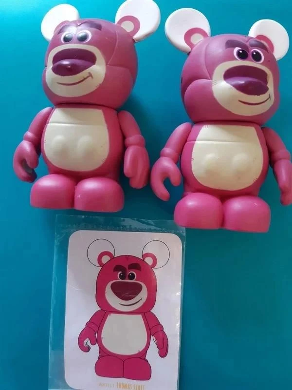 Lot 2 figurines vinylmation disney disneyland paris toy story
